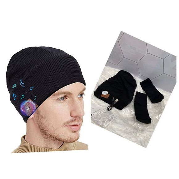Bluetooth Beanie Hat,Gift for Men Women V5.0 Winter Wireless Music Hat K… - Picture 1 of 9